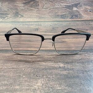 Ray Ban RB6397 2932 Black Silver Metal Square Eyeglasses Frames Men
54-19-145